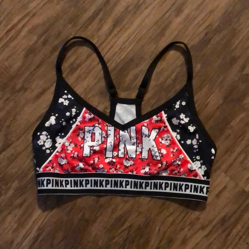 Floral Pink Ultimate Sports Bra